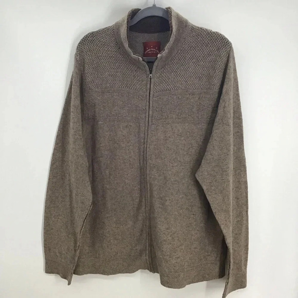 Tommy Bahama Men’s Full Zip Wool Blend Sweater Size XL - Picture 1 of 8